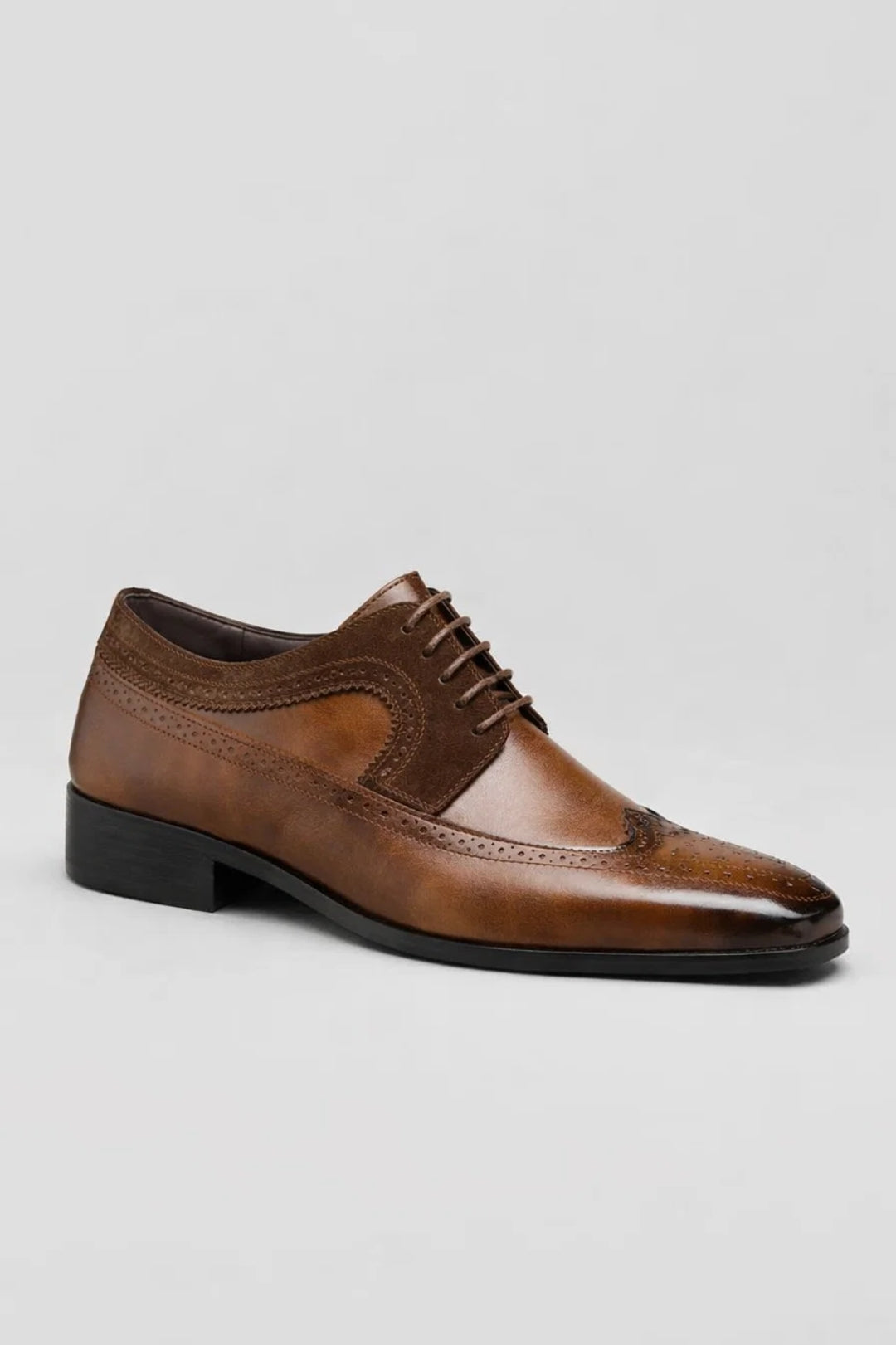 Men’s Formal Lace-Up Shoes – Elegant Classic Ankle-Height Autumn Footwear