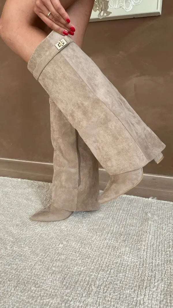 Veloura Women’s Elegant Tall Boots with Refined Silhouette and All-Day Comfort