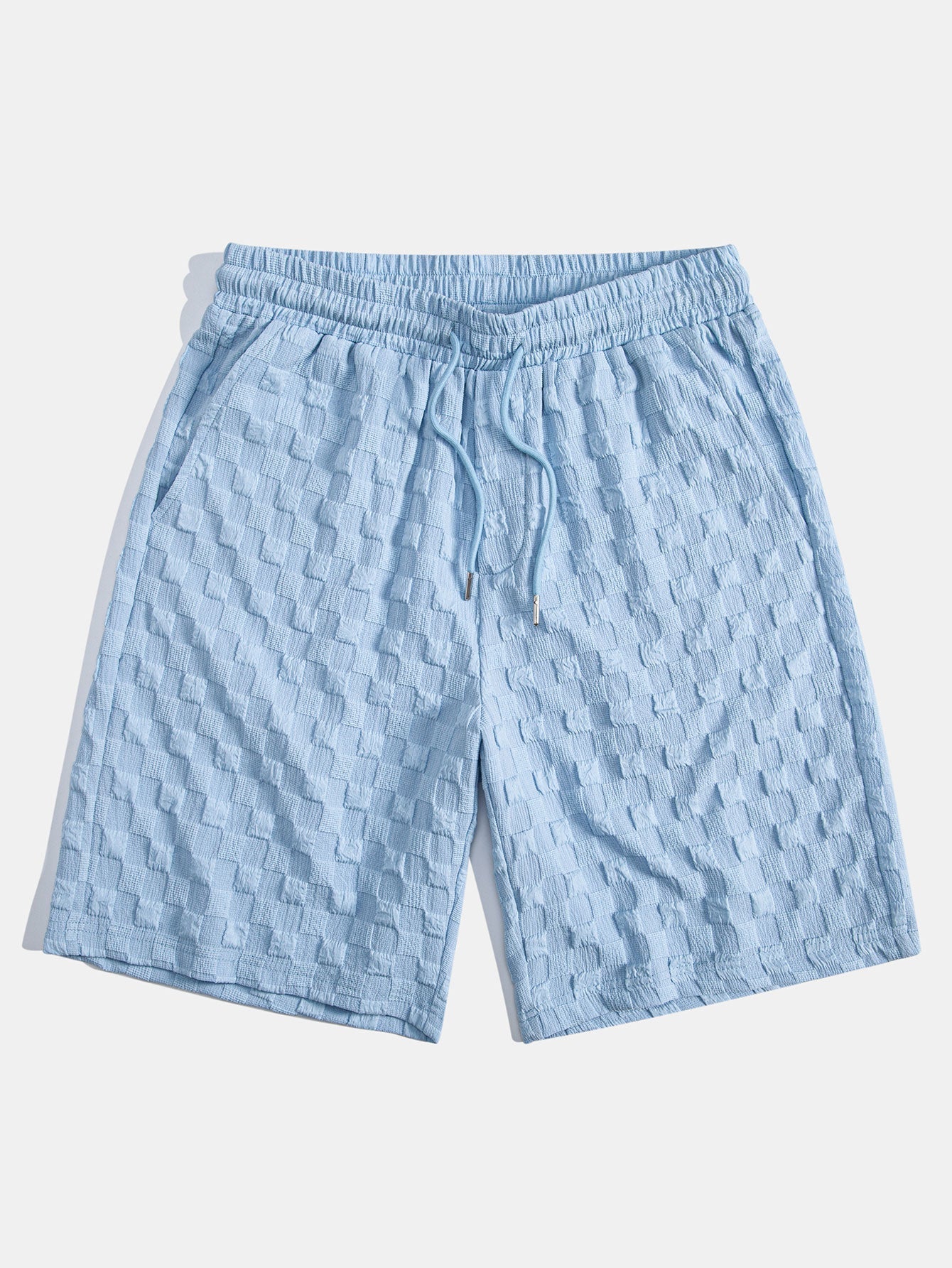 Men’s Textured Shirt and Shorts Co-Ord for Summer Travel and Weekend Wear