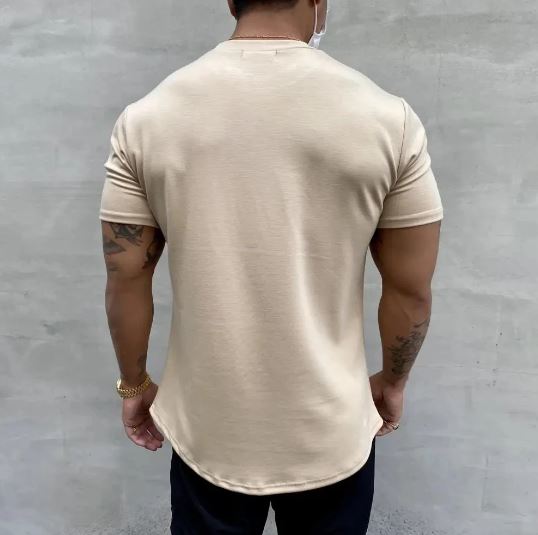 T-shirt casual traspirante da uomo – Leggera, comoda, elegante, abbigliamento estivo quotidiano