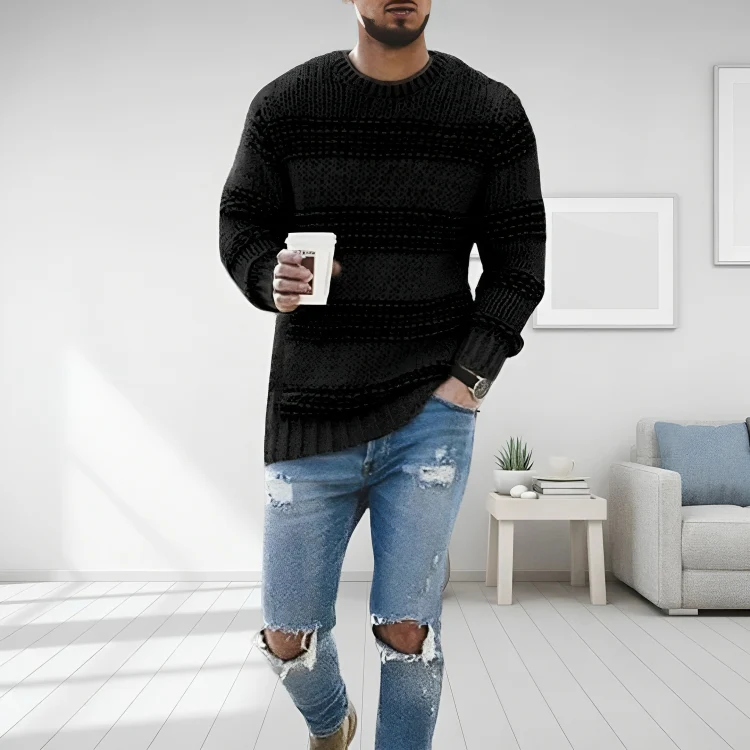 Men’s Soft Knit Jumper – Breathable Lightweight Sweater for Everyday Smart Casual Wear