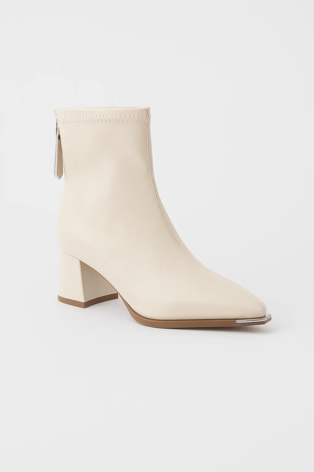 Women’s Ankle Boots Pointed Toe Block Heel Minimal Design