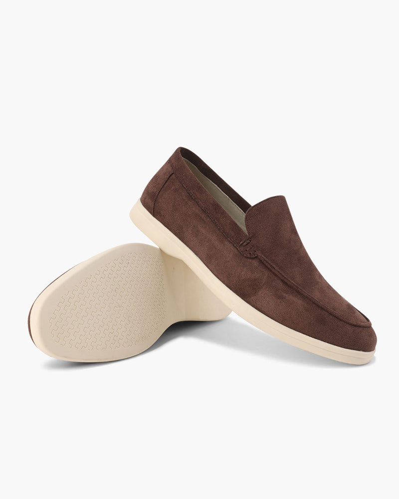 Herresuede slip-on loafers afslappede komfortable hverdags sko