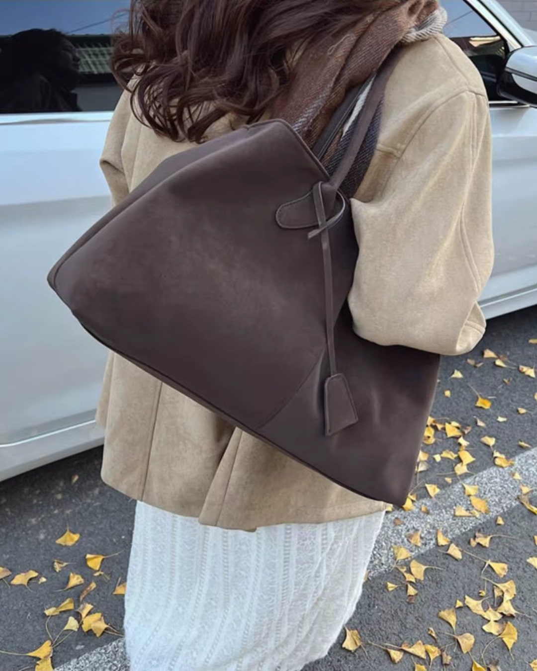 Women’s Structured Everyday Tote Bag Spacious Shoulder Handbag