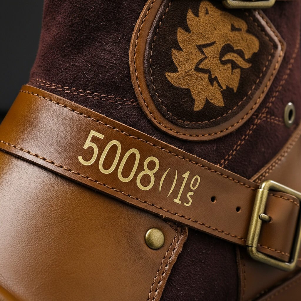 Bottines pour homme en cuir à boucle – chaussures montantes vintage à empiècements en daim pour l’automne et l’hiver