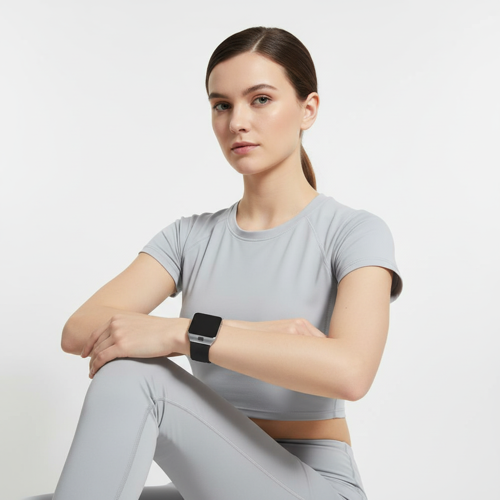 Herre rektangulært smartwatch – touchskærm med opkaldsfunktion til daglig og aktiv brug