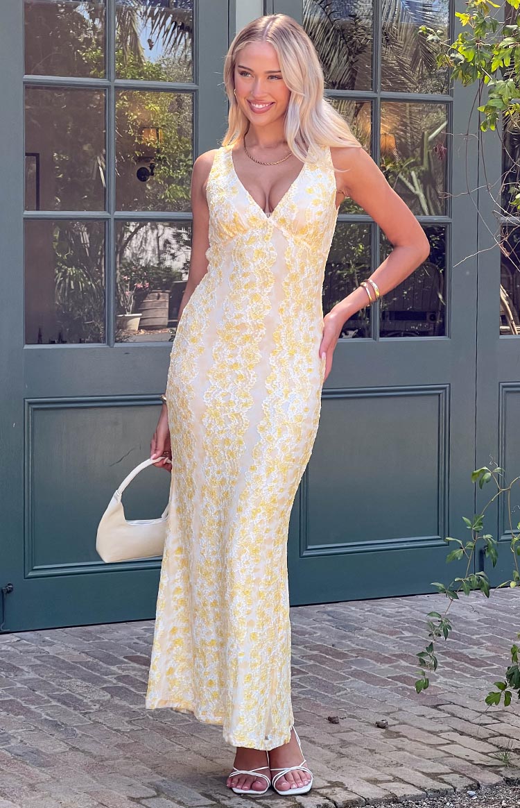 Vestido largo de encaje con escote pronunciado para mujer: vestido ajustado para invitadas de boda y eventos formales