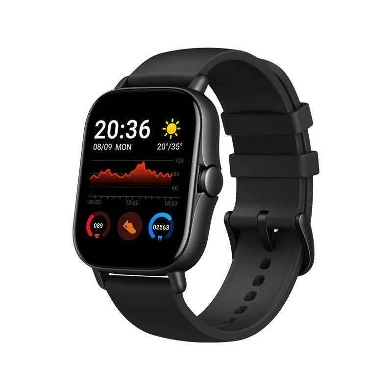 Pánske obdĺžnikové smart hodinky s Bluetooth volaním a športovým sledovaním