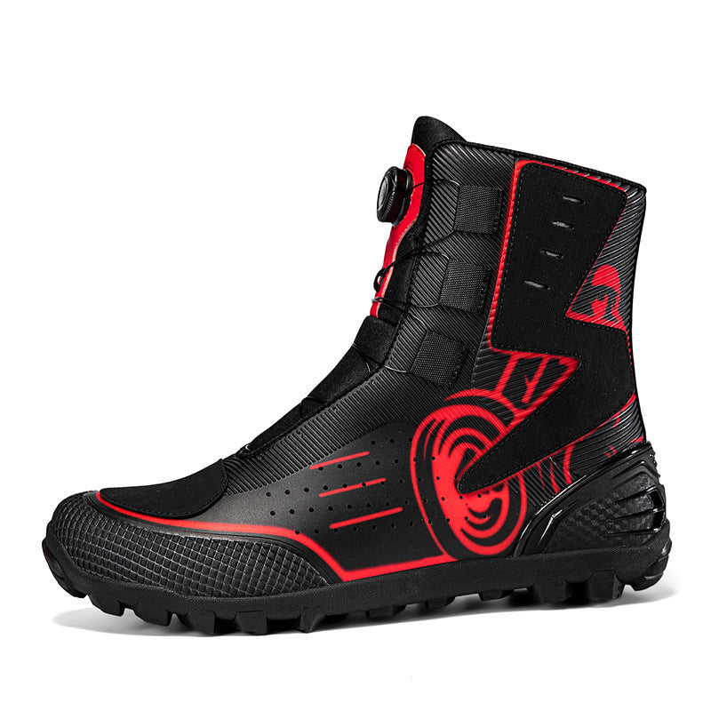 Stivali da Touring da Uomo con Grip per Moto Stampati e Altezza Alta
