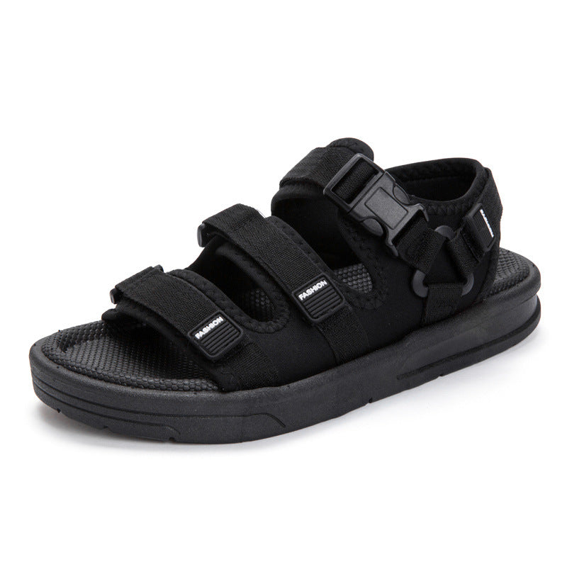 Men’s Triple Strap Sandals Cushioned Outdoor Summer Footwear