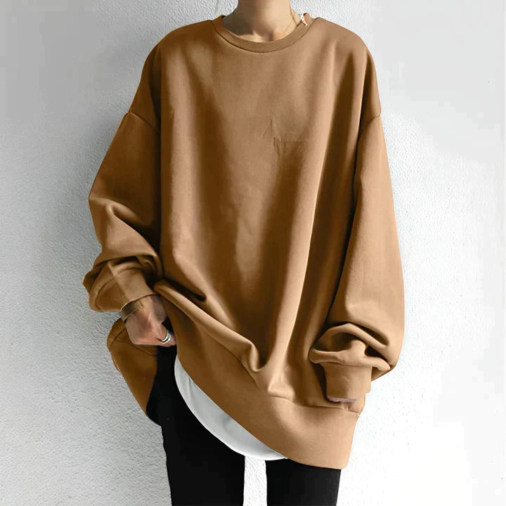 Women’s Plus Size Oversized Knit Jumper – Soft Comfortable Elegant Relaxed Fit Sweater