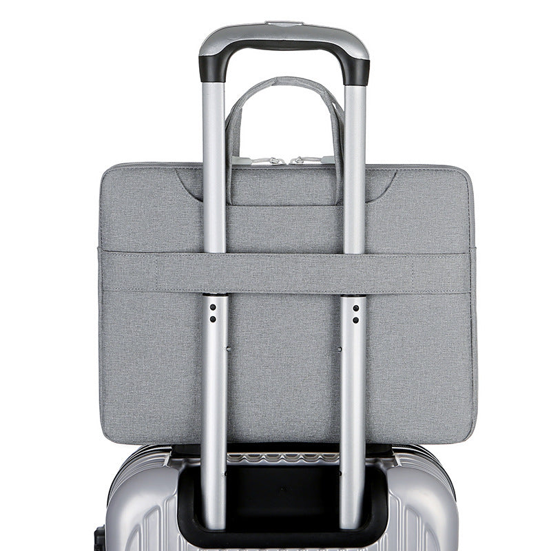 Funda minimalista para portátil de hombre, bolso de viaje