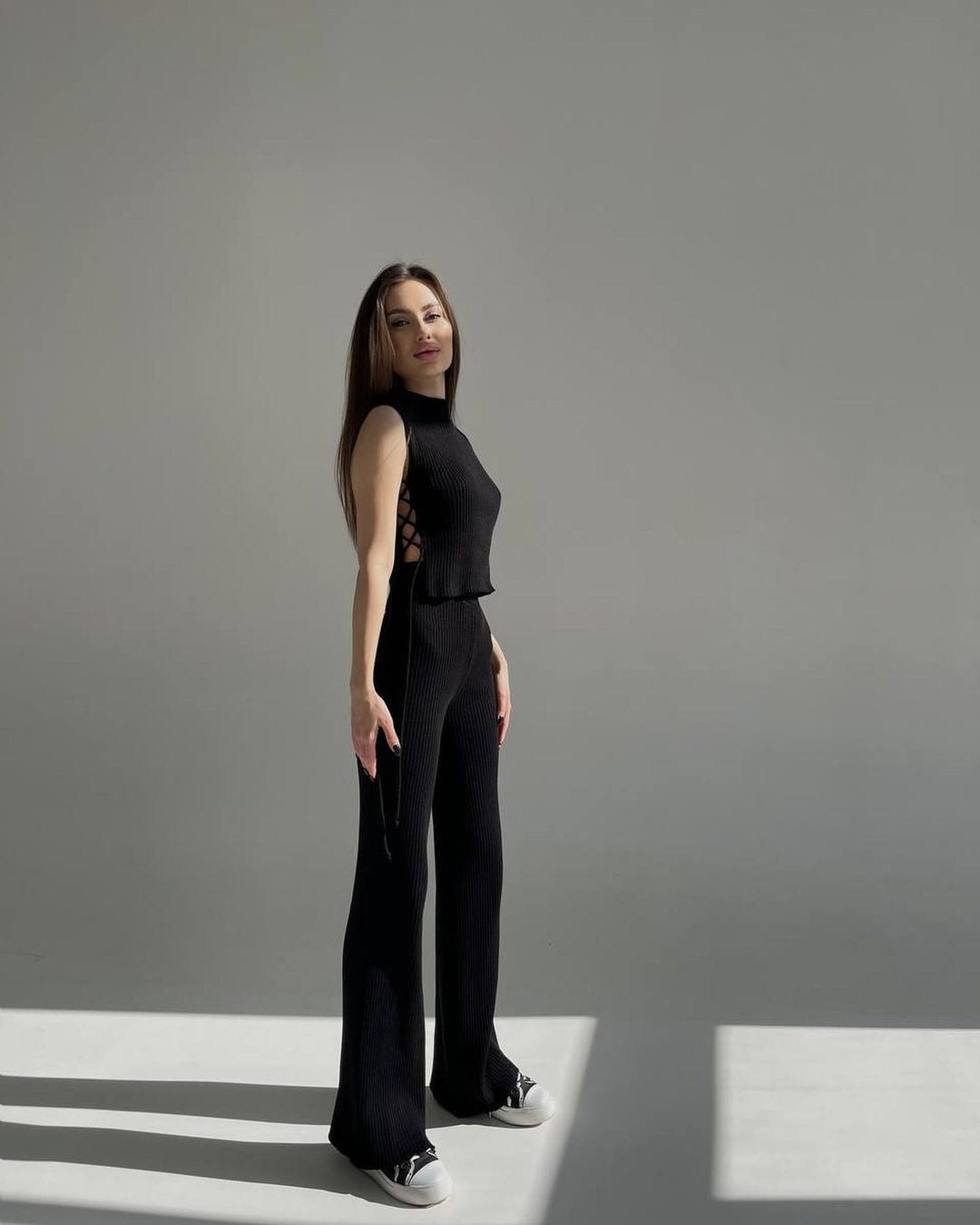 Women’s Waistcoat Trousers Set – Elegant Comfortable Stylish Versatile Tailored Outfit Fit