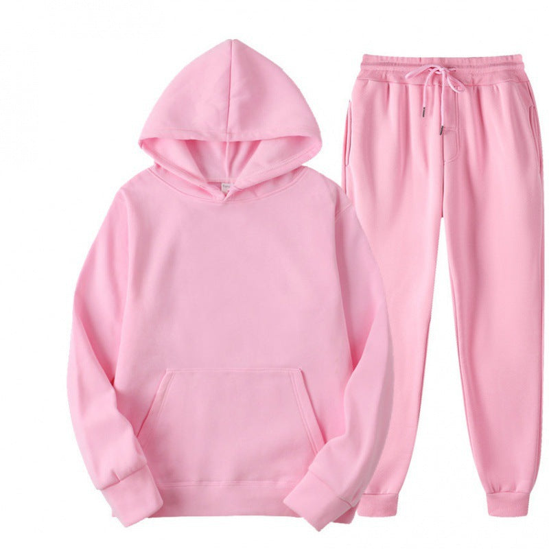 Conjunto de chándal para hombre con sudadera holgada con capucha y pantalones jogger