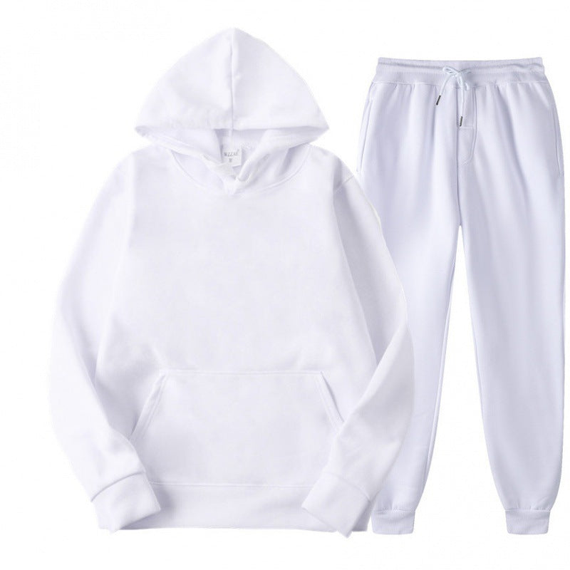 Conjunto de chándal para hombre con sudadera holgada con capucha y pantalones jogger