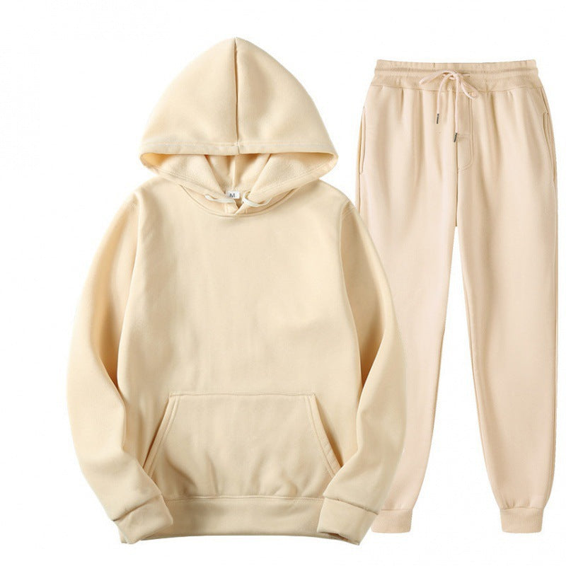 Conjunto de chándal para hombre con sudadera holgada con capucha y pantalones jogger