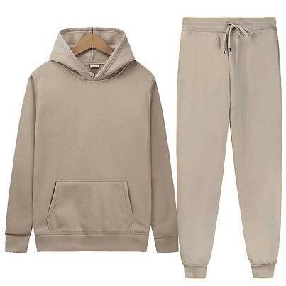 Conjunto de chándal para hombre con sudadera holgada con capucha y pantalones jogger