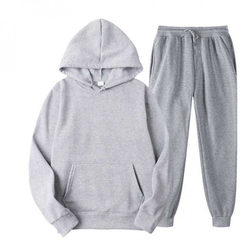 Conjunto de chándal para hombre con sudadera holgada con capucha y pantalones jogger