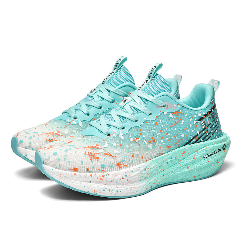 Men’s Printed Lace Up Trainers with Chunky Sculpted Sole – Bold Low Top Style for Everyday Casual Outfits