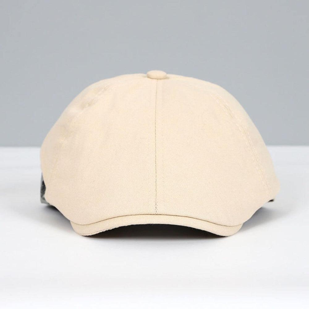 Męska bawełniana czapka typu flat cap klasyczny kapelusz newsboy