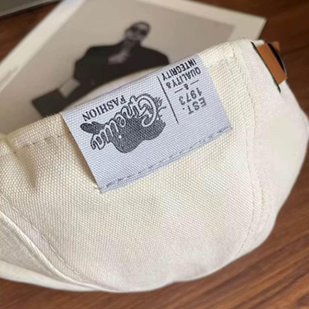 Męska bawełniana czapka typu flat cap klasyczny kapelusz newsboy