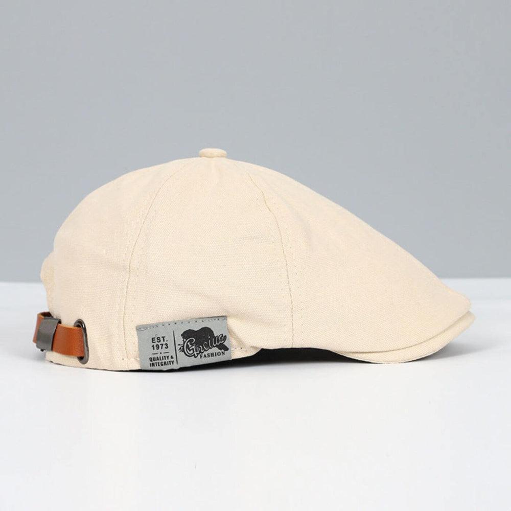 Męska bawełniana czapka typu flat cap klasyczny kapelusz newsboy