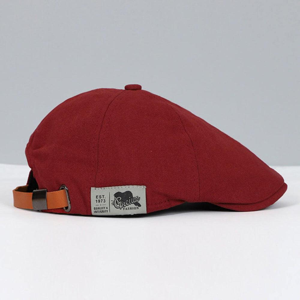 Męska bawełniana czapka typu flat cap klasyczny kapelusz newsboy