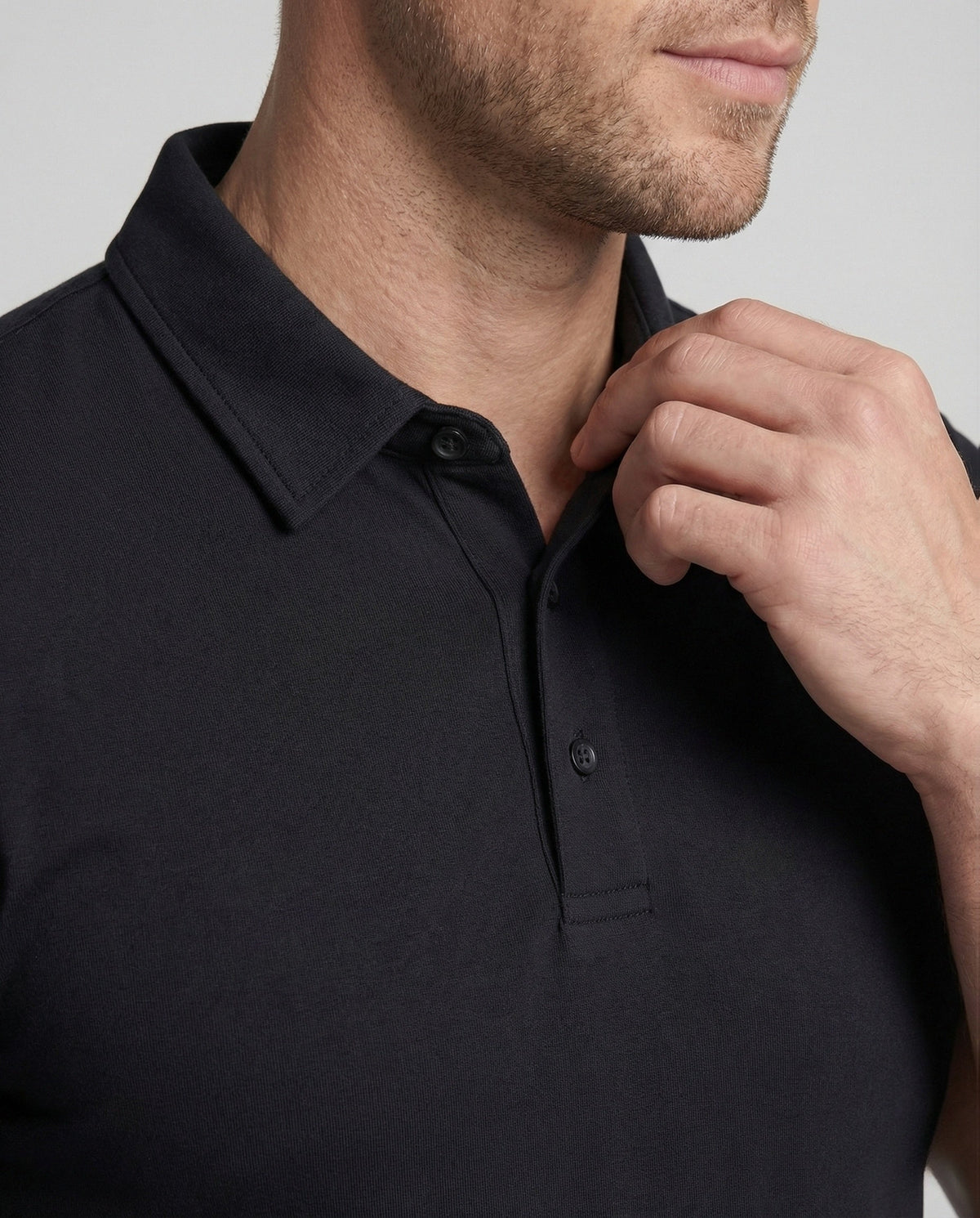 Men’s Slim Fit Short Sleeve Polo Shirt – Clean Collared Style for Smart Casual Dressing
