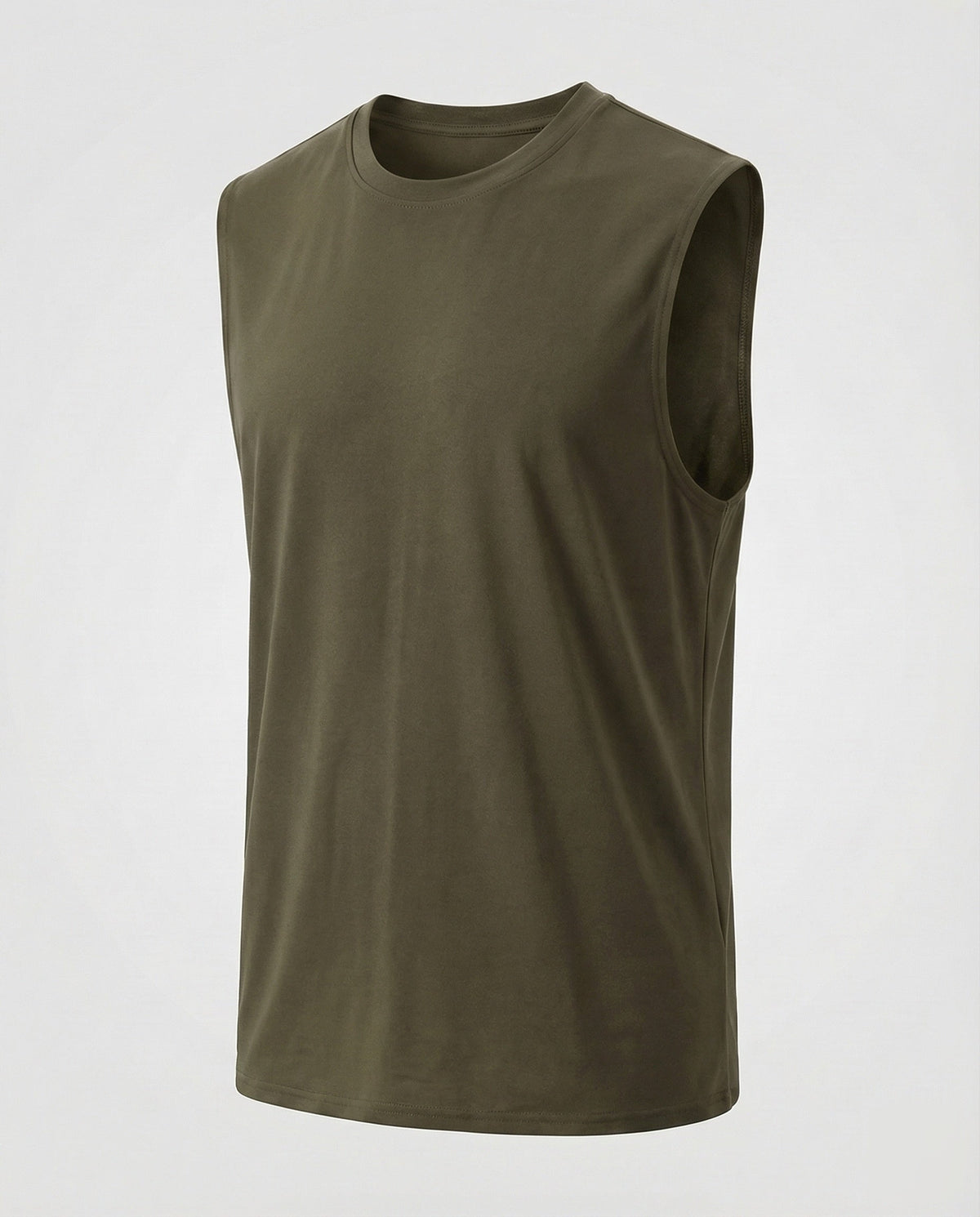 Camiseta de tirantes sin mangas para hombre con cuello redondo - camiseta deportiva casual para el gimnasio y el verano