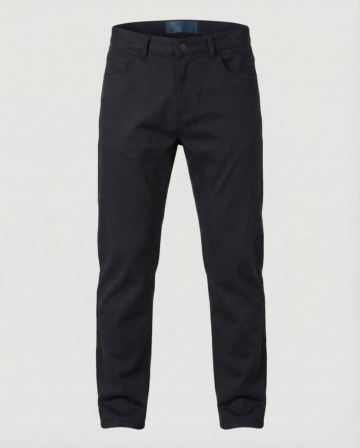 Pantalones chinos rectos para hombre con trabillas para cinturón - estilo casual elegante para el trabajo y los fines de semana