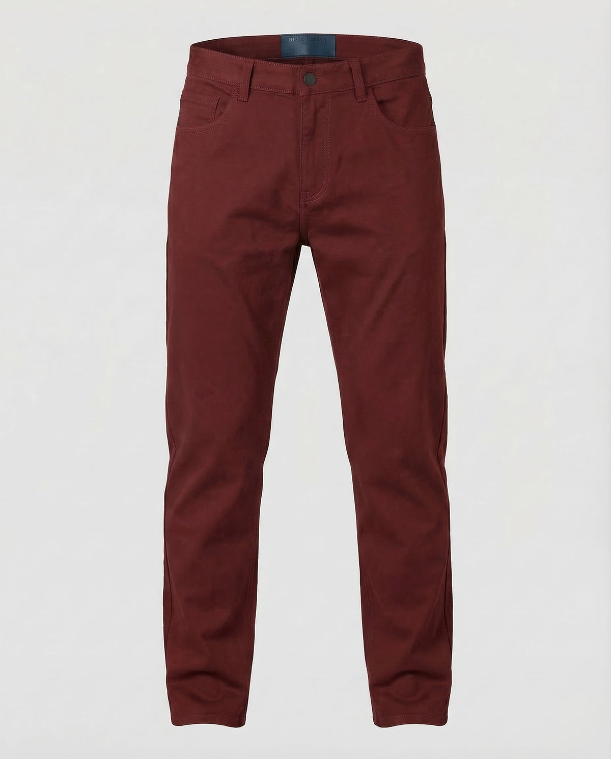 Pantalones chinos rectos para hombre con trabillas para cinturón - estilo casual elegante para el trabajo y los fines de semana