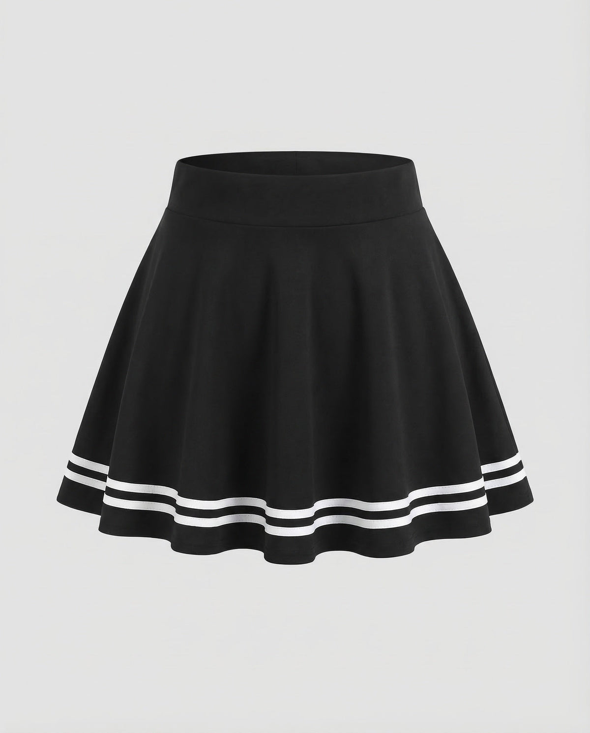 Women’s High Waisted A-Line Mini Skirt with Flared Skater Silhouette – Preppy Style for Casual Days and Weekend Outfits