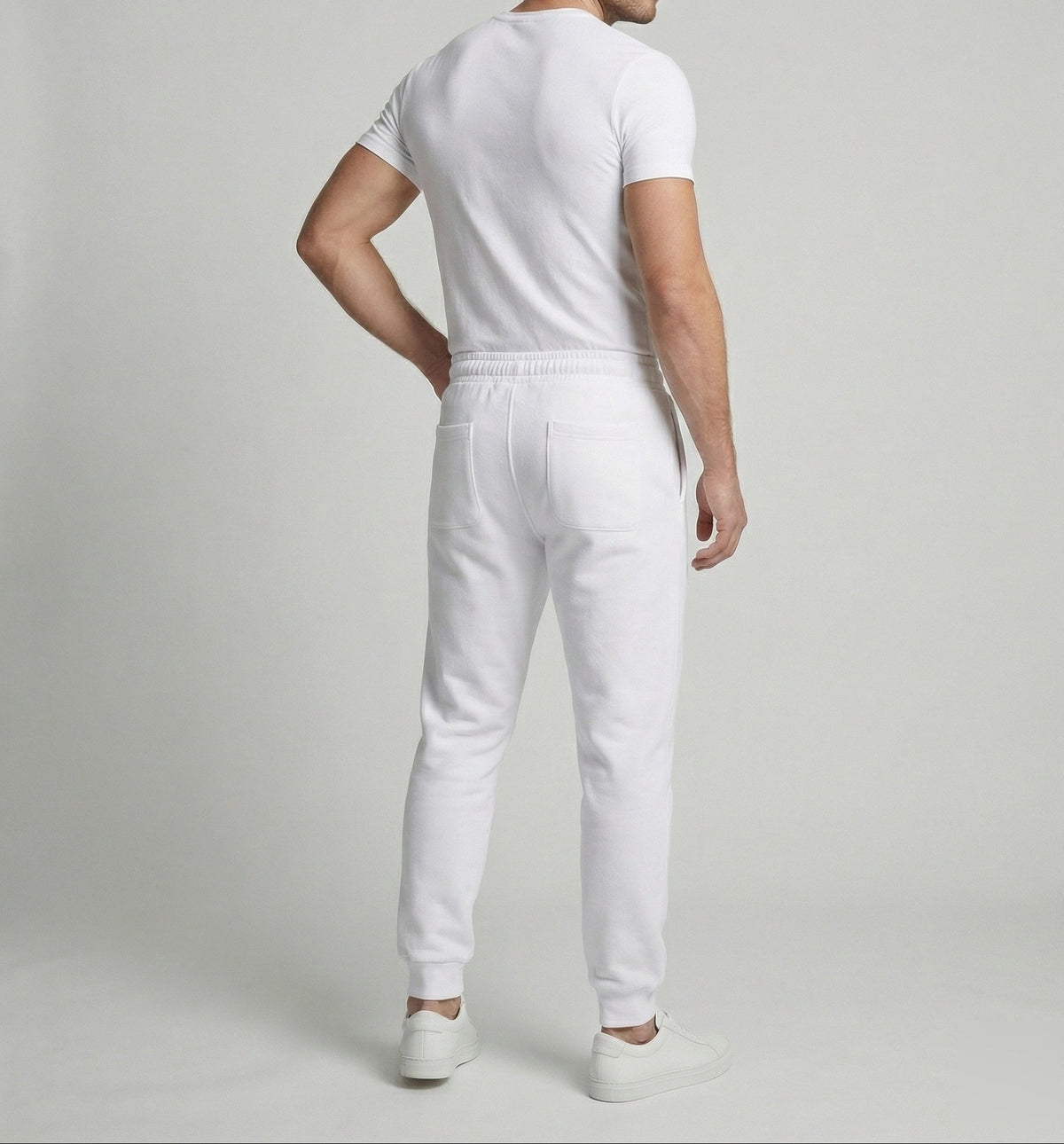 Jogger da uomo con risvolto, vita con coulisse e tasche – Pantaloni sportivi affusolati e casual, per viaggi e weekend all’insegna del relax