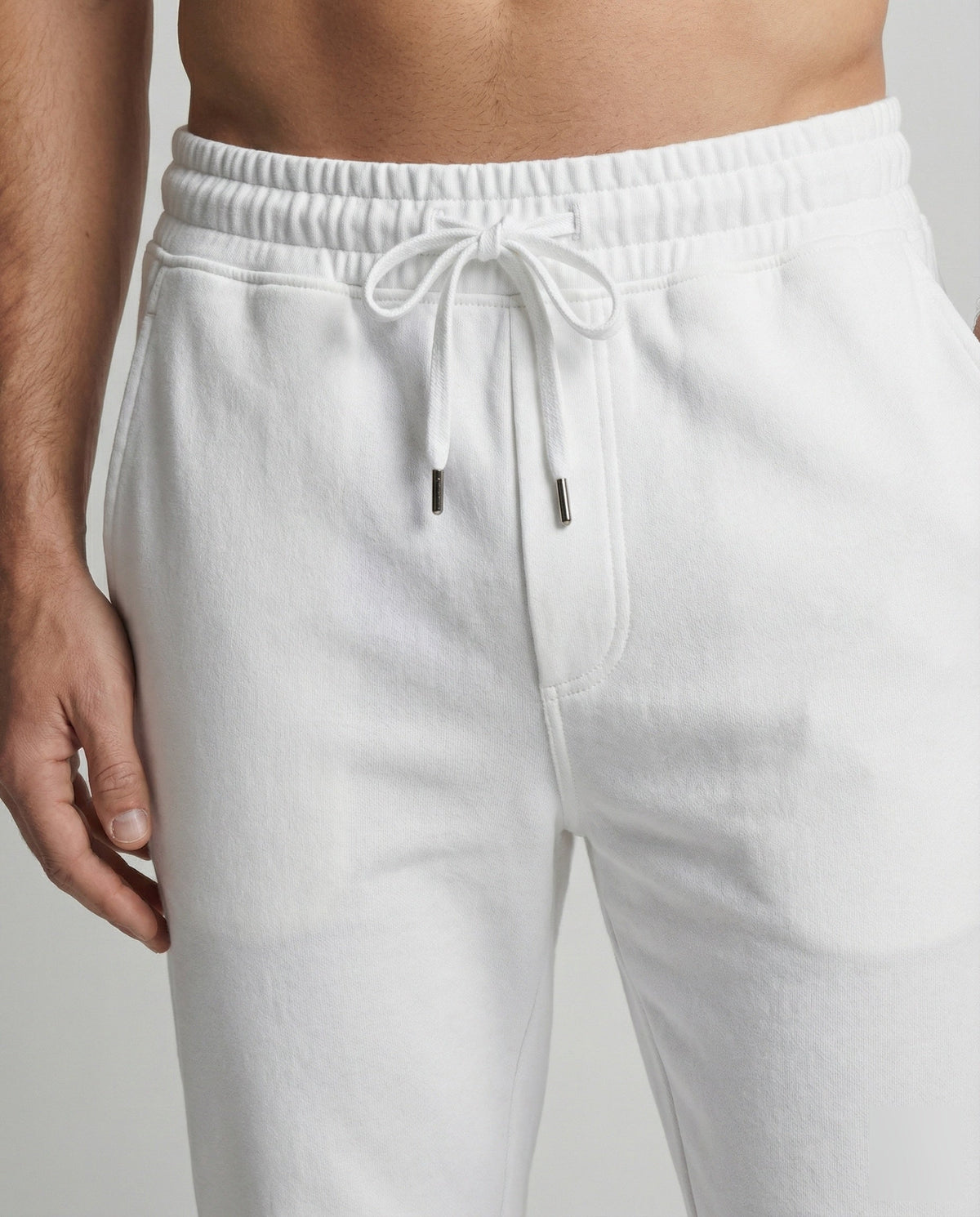 Jogger da uomo con risvolto, vita con coulisse e tasche – Pantaloni sportivi affusolati e casual, per viaggi e weekend all’insegna del relax