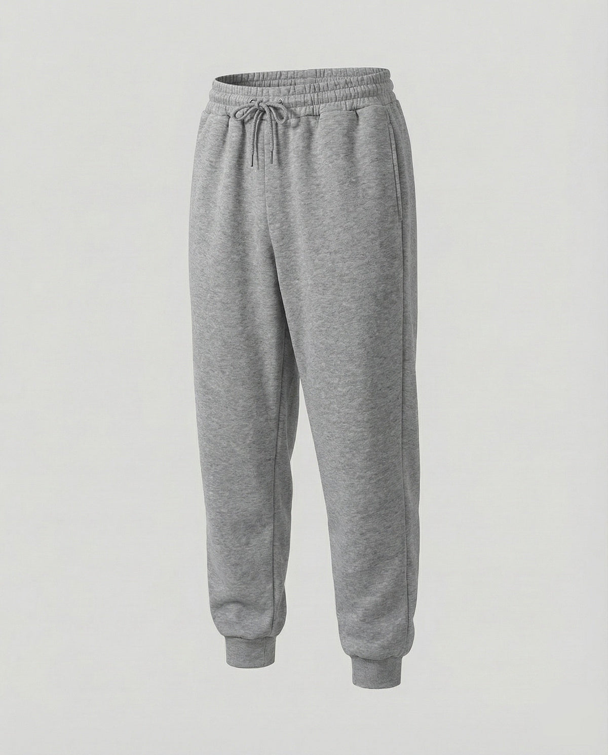 Jogger da uomo con risvolto, vita con coulisse e tasche – Pantaloni sportivi affusolati e casual, per viaggi e weekend all’insegna del relax