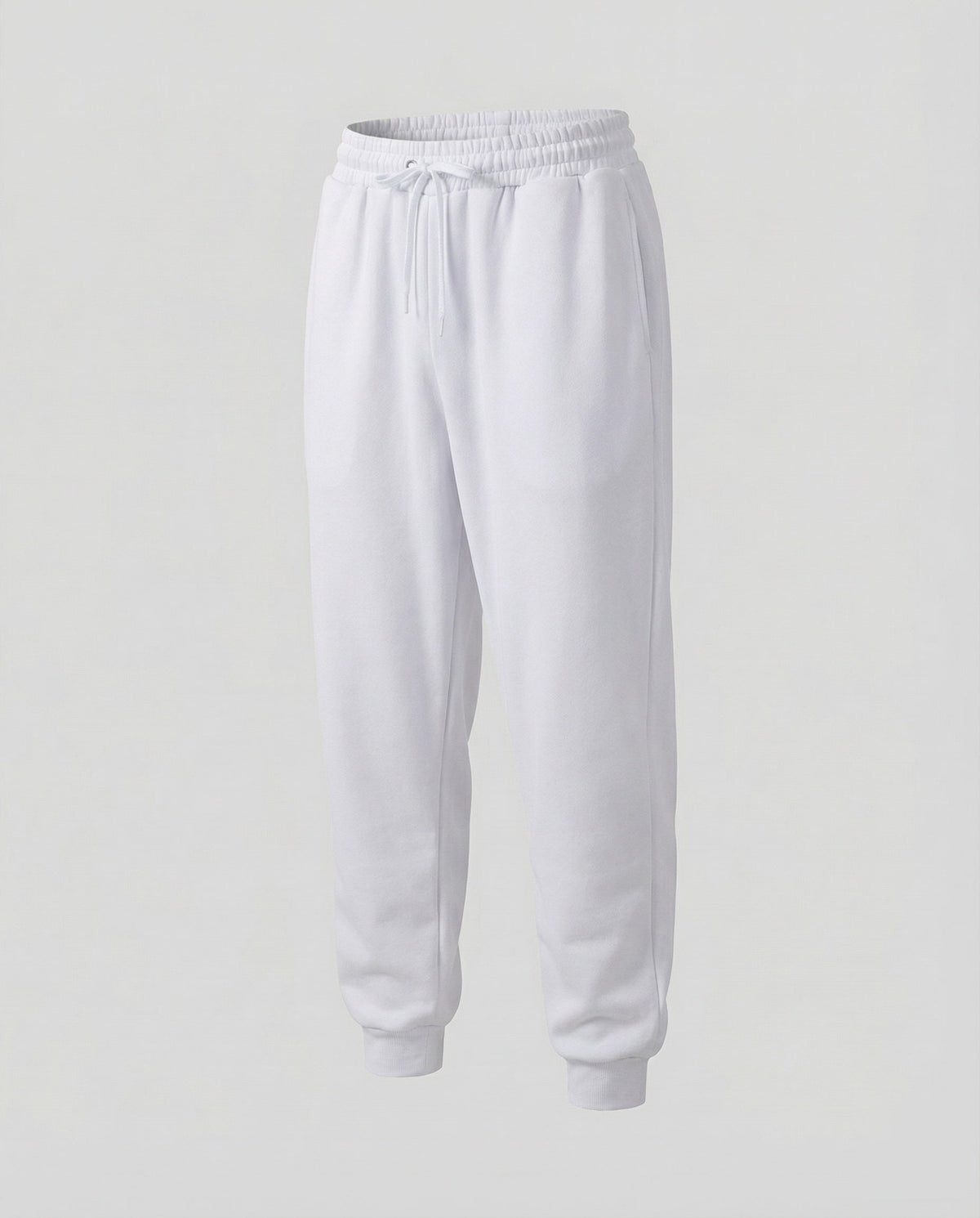 Jogger da uomo con risvolto, vita con coulisse e tasche – Pantaloni sportivi affusolati e casual, per viaggi e weekend all’insegna del relax