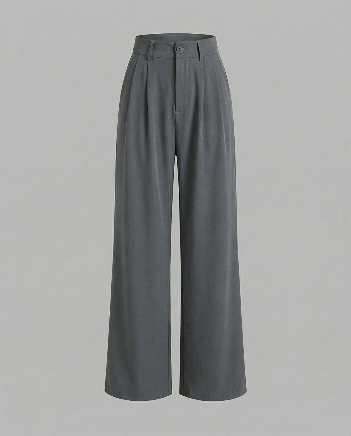 Pantalon palazzo plissé pour femme avec passants de ceinture – Coupe taille haute et longueur entière, idéale pour le travail et les tenues de tous les jours plus habillées