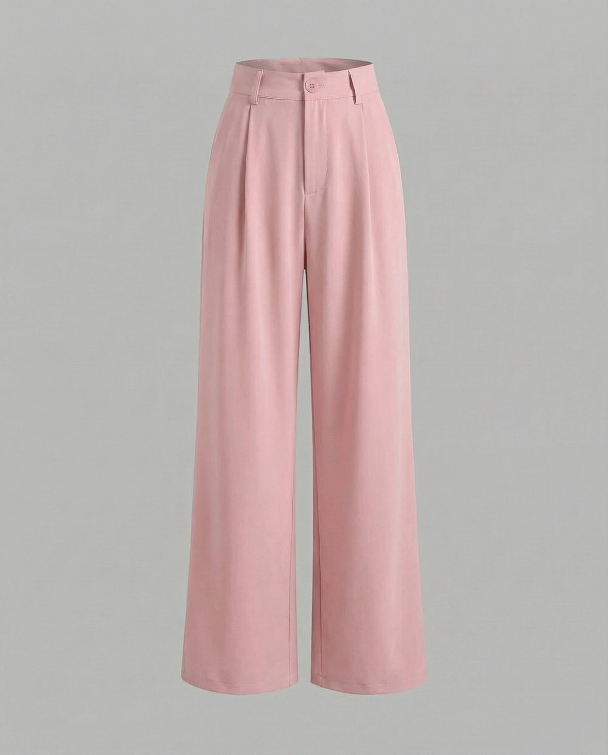 Pantalon palazzo plissé pour femme avec passants de ceinture – Coupe taille haute et longueur entière, idéale pour le travail et les tenues de tous les jours plus habillées