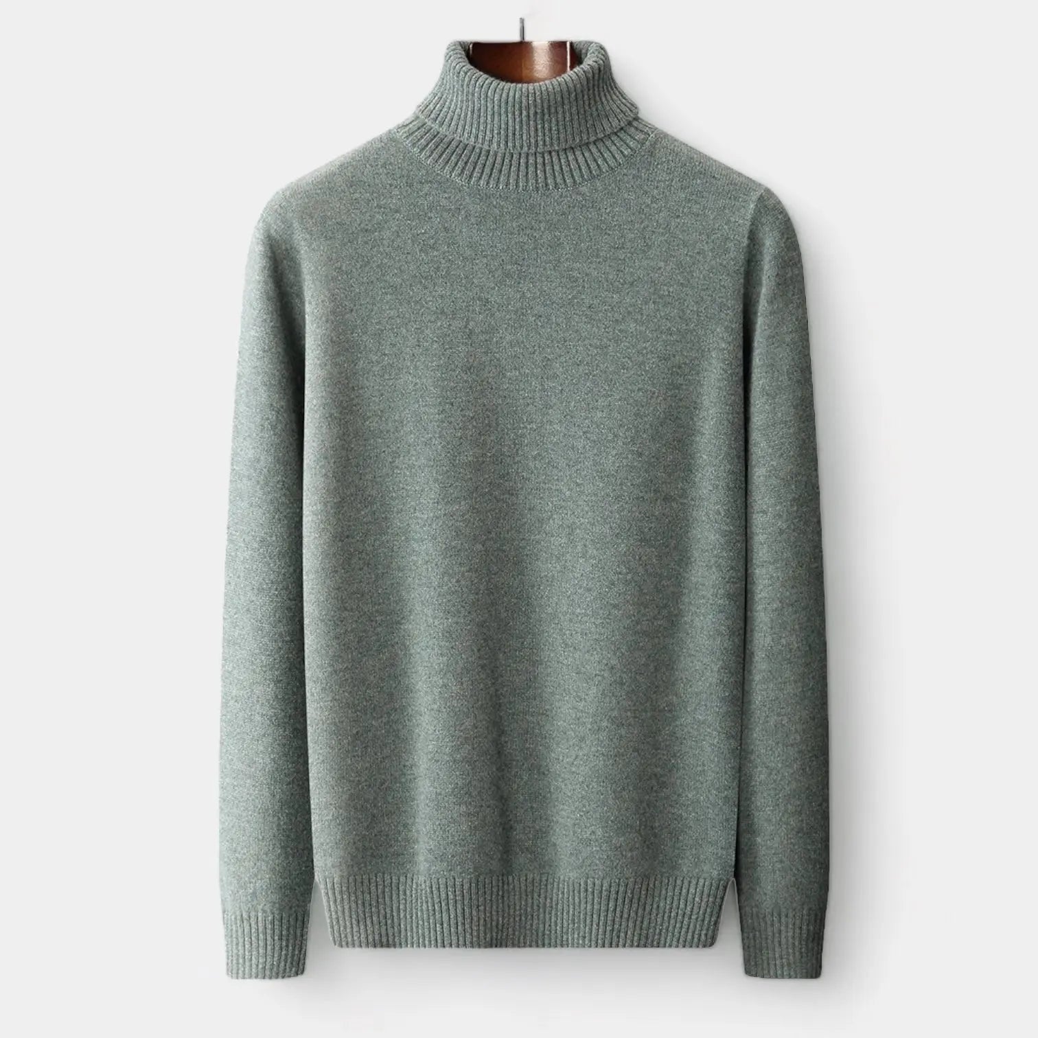 Men’s Merino Roll-Neck Sweater – Polished Winter Staple for Tailored Wardrobes