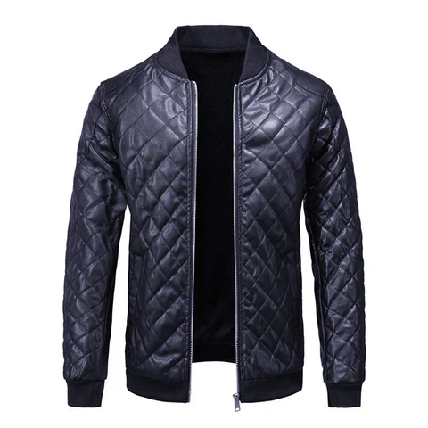 Men’s Premium Leather Jacket – Stylish Slim Fit Modern Classic Durable Everyday Outerwear