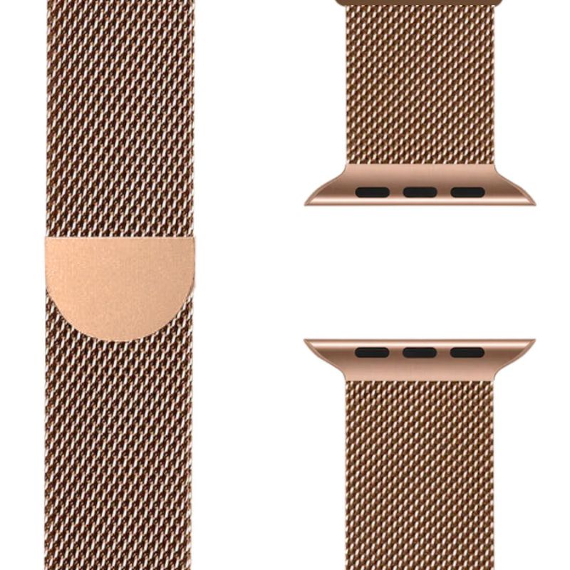 Herre Milanese Apple Watch-rem – Justerbar rustfri stålrem til arbejde og daglig brug