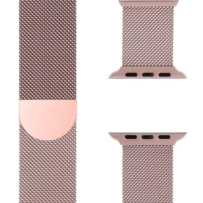 Herre Milanese Apple Watch-rem – Justerbar rustfri stålrem til arbejde og daglig brug