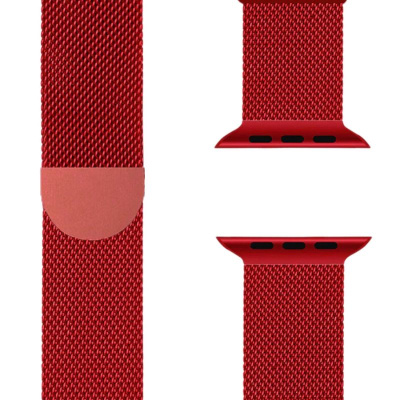 Herre Milanese Apple Watch-rem – Justerbar rustfri stålrem til arbejde og daglig brug