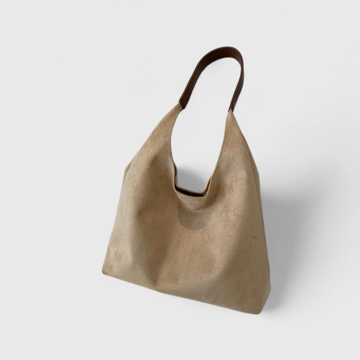 Geantă de umăr lejeră pentru femei – stil minimalist, tip hobo, pentru fiecare zi