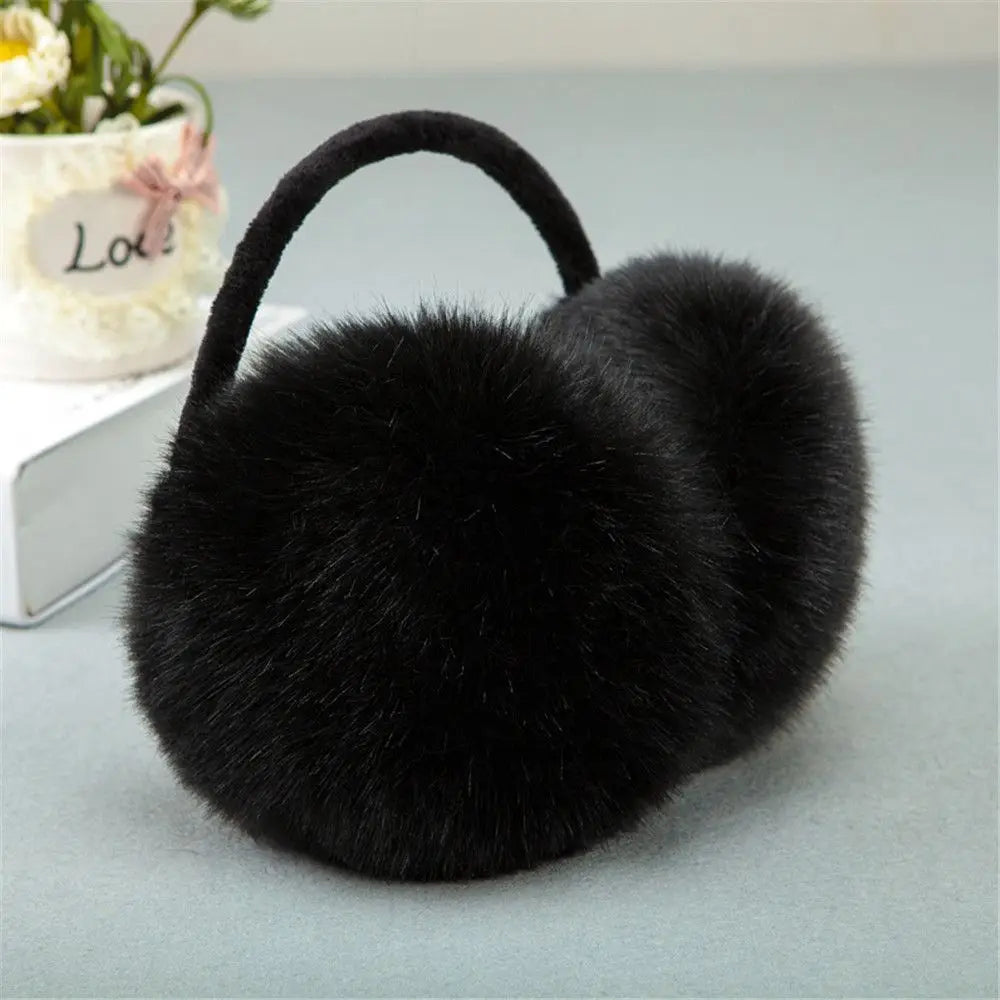 Women’s Padded Plush Earmuffs – Soft Thermal Headband for Winter Travel and Everyday Outdoor Wear