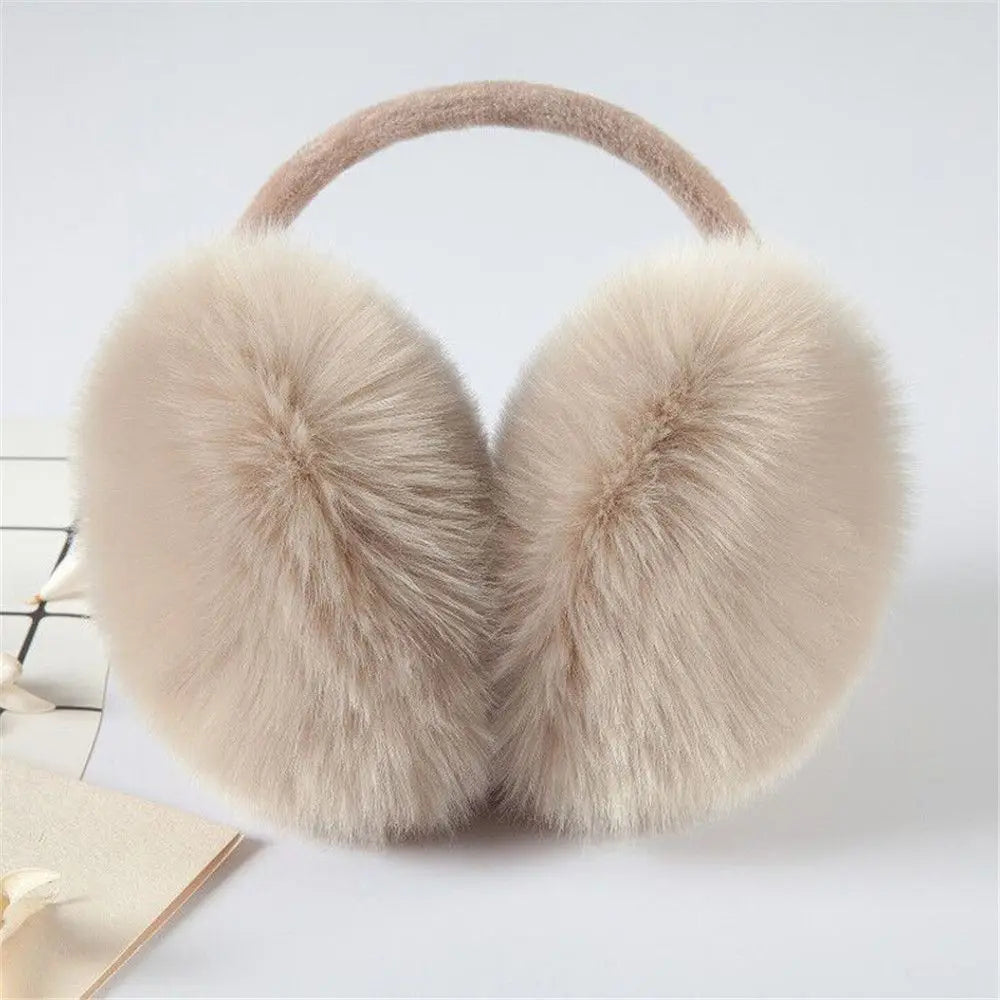 Women’s Padded Plush Earmuffs – Soft Thermal Headband for Winter Travel and Everyday Outdoor Wear