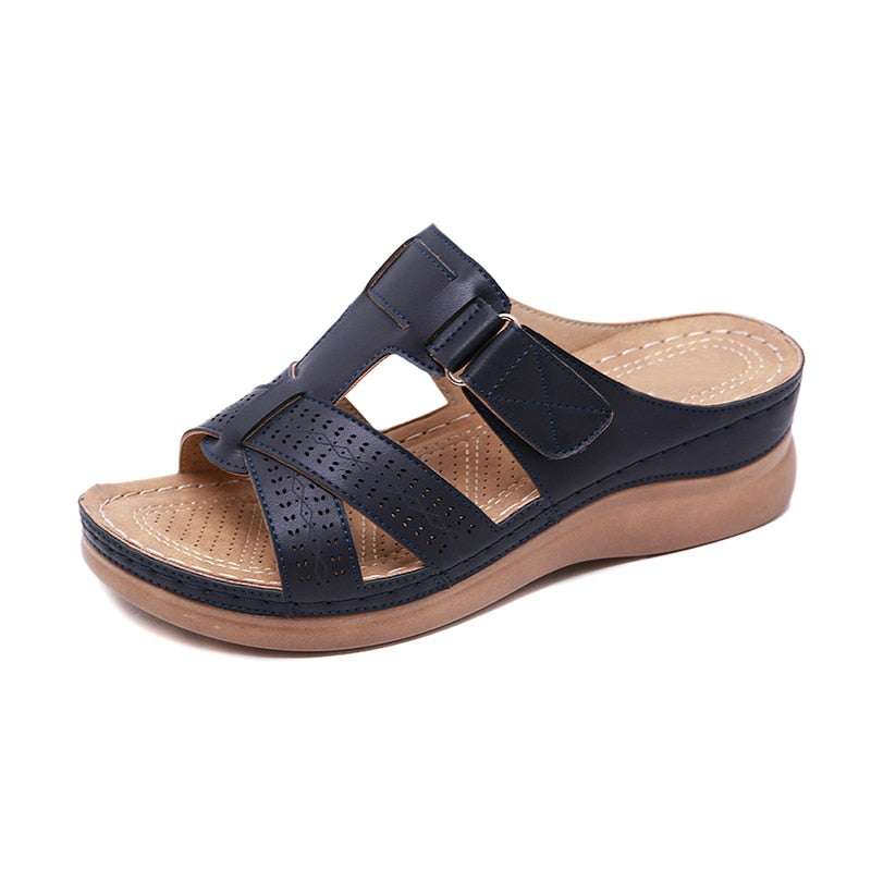 Sandalias cómodas para mujer con correa ajustable, suela acolchada, soporte ligero, zapatos de verano