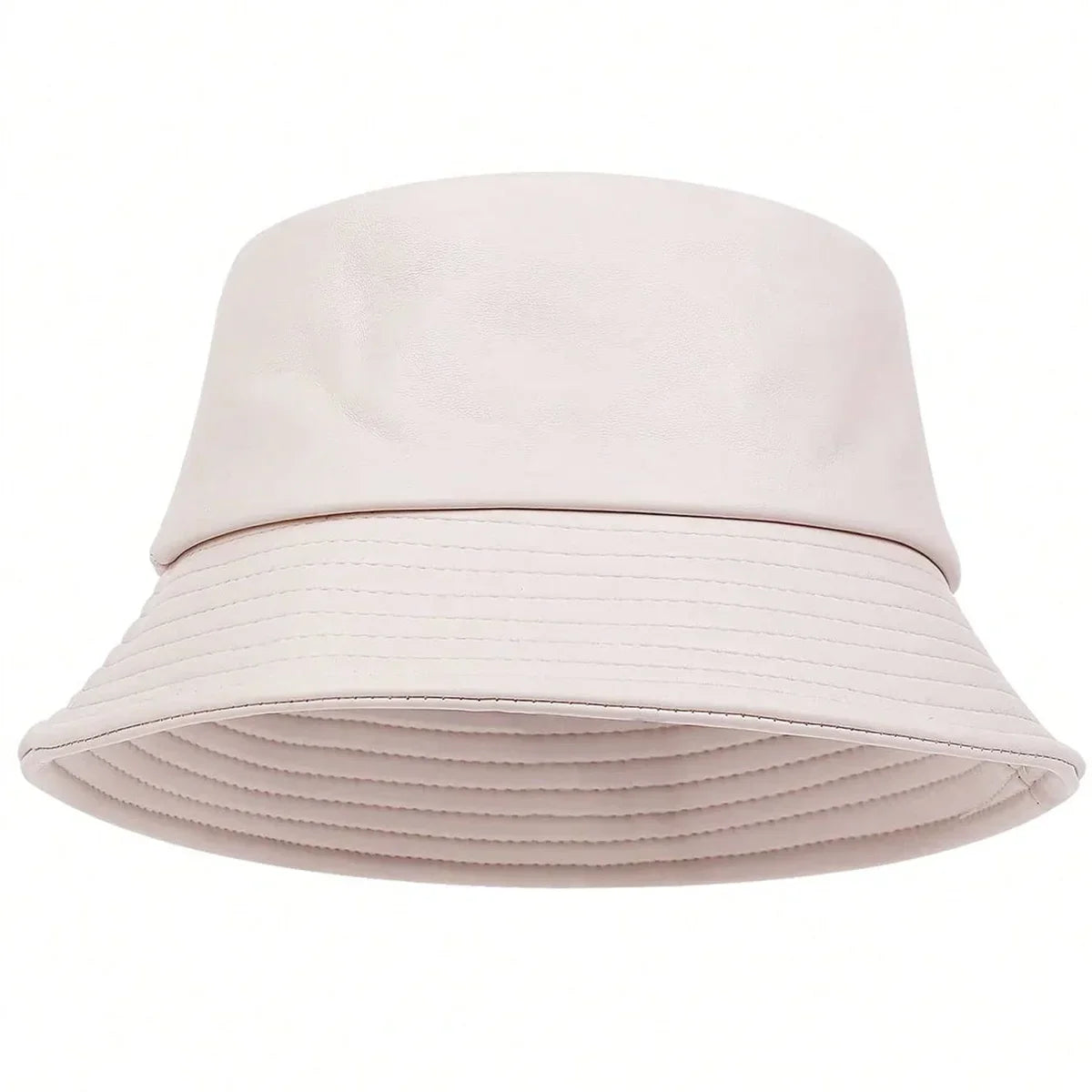 Chapeau bob d’hiver pour femme en simili cuir - chapeau de mode à larges bords coupe-vent pour se protéger du froid au quotidien