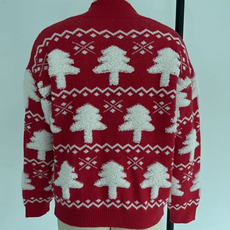 Women’s Festive Christmas Knit Sweater – Cozy Statement Jumper for Holiday Celebrations