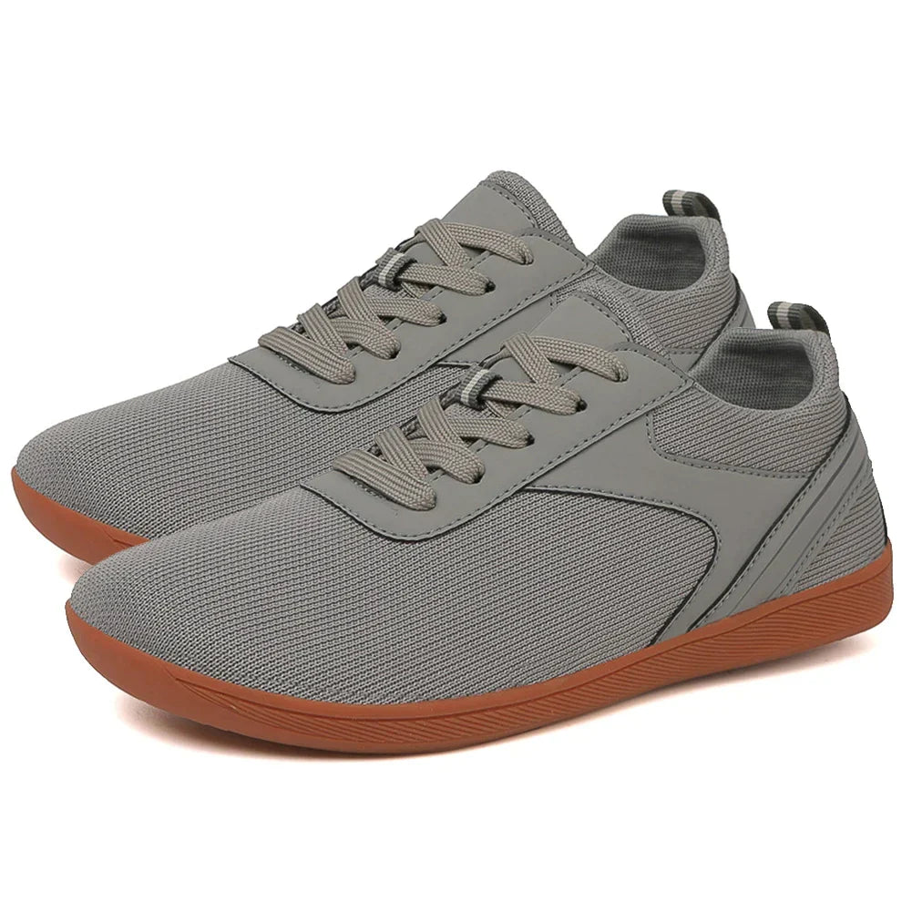 Chaussures de sport minimalistes légères pour femme - chaussures respirantes à lacets avec semelles souples pour un confort quotidien et les sorties décontractées